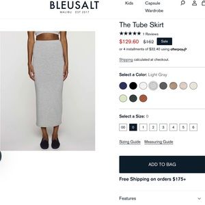 Bleusalt Tube Skirt